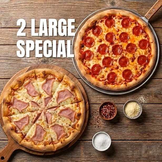 Two Medium Pizzas Special